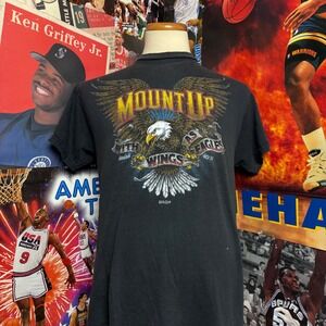 They Will Mount Up With Wings As Eagles Jesus T Shirt Isaiah 40:31 Sz Medium‎